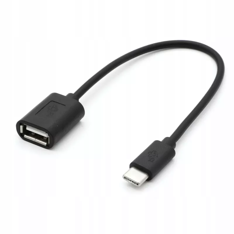 TB Kabelis OTG USB AF - USB C 15cm Melns (AKTBXKU4PAC015B)