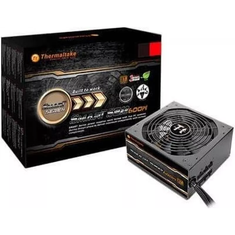 Barošanas bloks Thermaltake Smart SE2 600W ATX daļēji modulārs, 86% efektivitāte, 120 mm ventilators