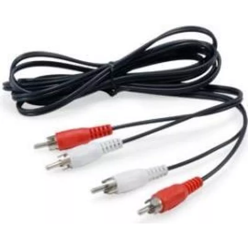 Equip 147094 audio kabelis 2,5 m 2 x RCA Melns