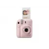 Momentfoto kamera Fujifilm Instax Mini 12 Rozā — attēls 86×54 mm, filma 62×46 mm, fokusa attālums 60 mm