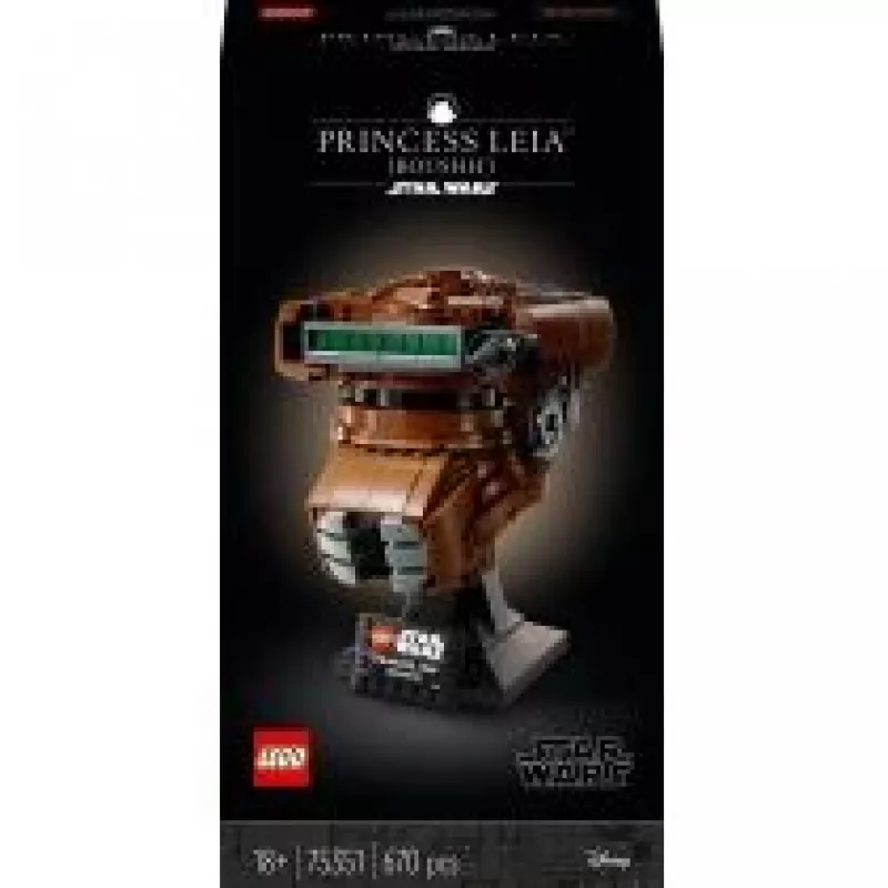 LEGO Star Wars princeses Lejas (Boushh) ķiveres komplekts pieaugušajiem 75351 (670 gab.)