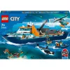Konstrukciju rotaļlieta LEGO City Arktikas izpētes kuģis 60368 — 815 gab., 7+ gadi, ietver 4 minifigūras