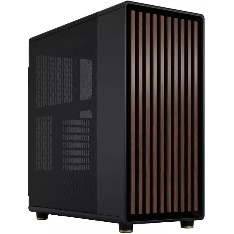 Fractal Design North Charcoal Melns Mesh Mid Tower Case - Melns