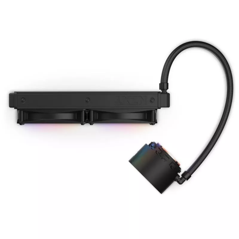 Universāls šķidruma dzesētājs NZXT Kraken Elite 240 RGB 12 cm melns