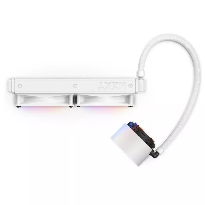 Universāls šķidruma dzesētājs NZXT Kraken Elite 240 RGB 12 cm balts