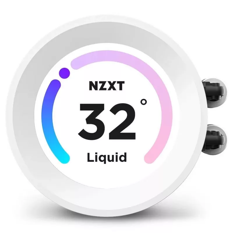 Universāls šķidruma dzesētājs NZXT Kraken Elite 240 RGB 12 cm balts