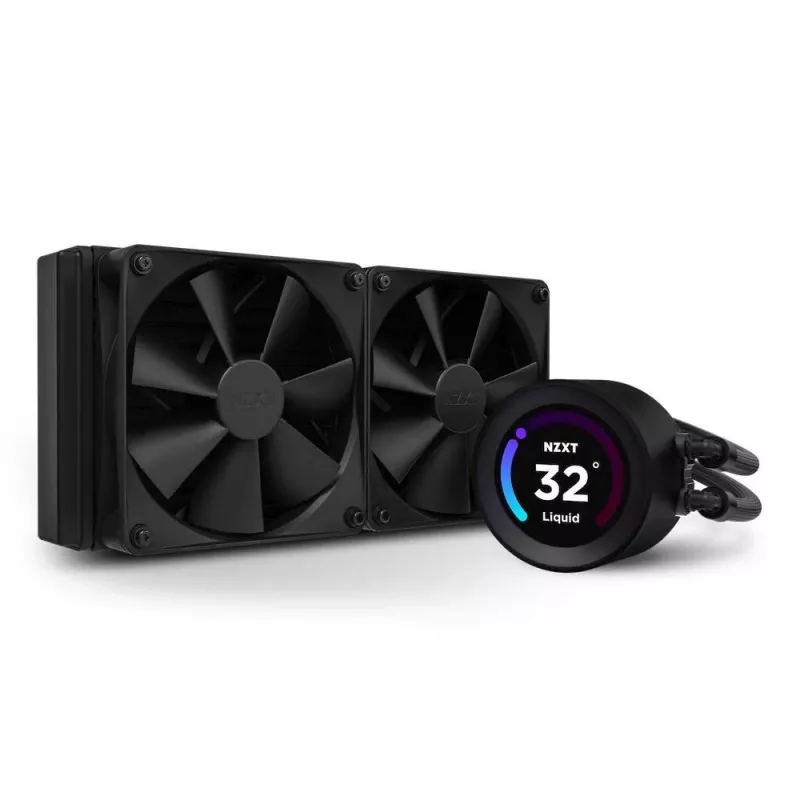 Viss vienā šķidruma dzesētājs NZXT Kraken Elite 240 12 cm Melns