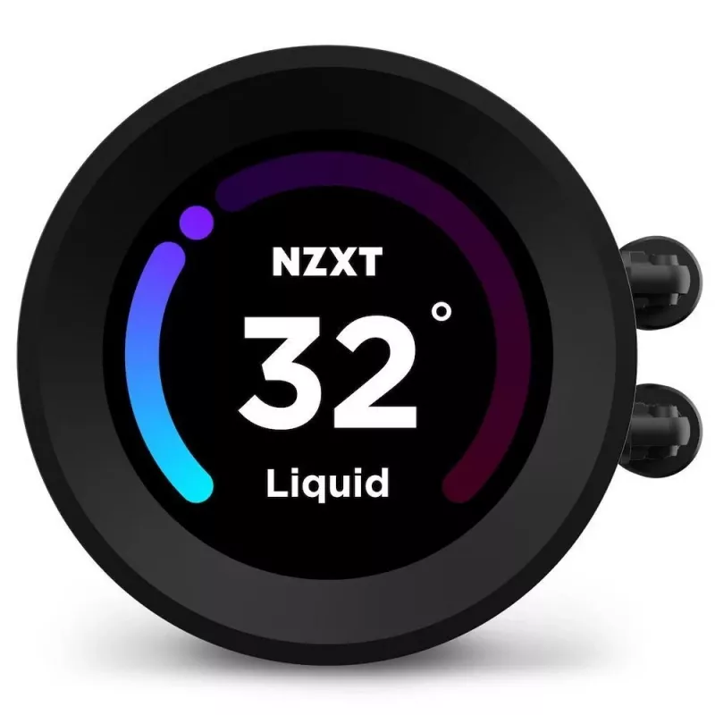 Viss vienā šķidruma dzesētājs NZXT Kraken Elite 240 12 cm Melns