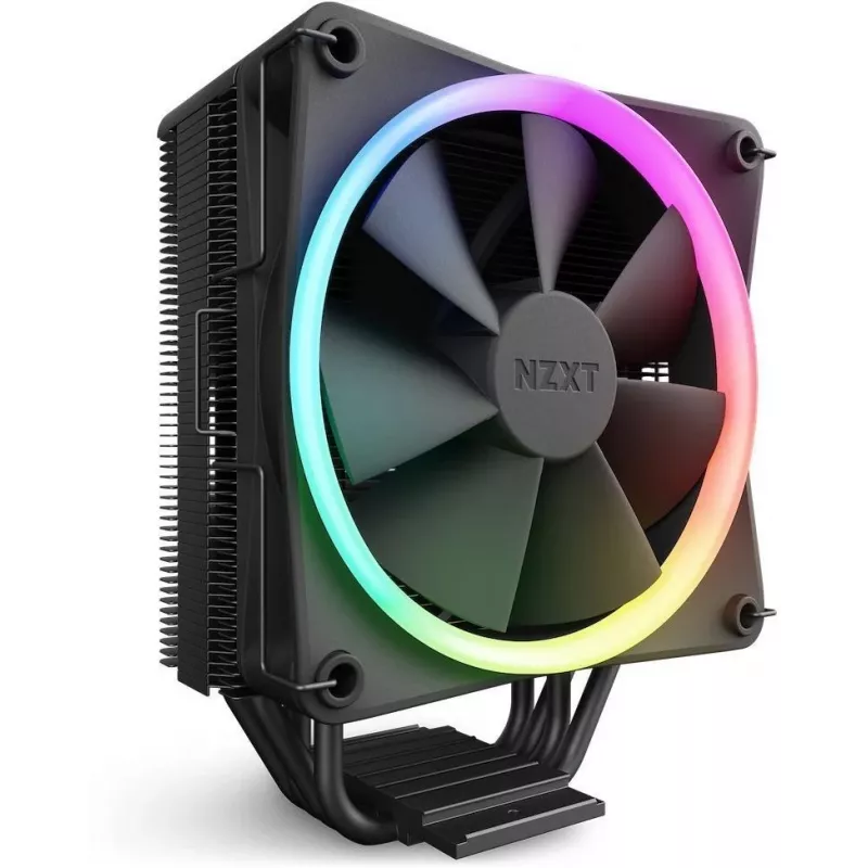 NZXT T120 RGB Procesora gaisa dzesētājs 12 cm Melns 1 gab.