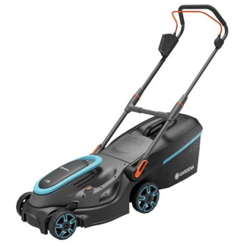 Akumulatora zāles pļāvējs PowerMax 37/36V P4A gatavs lietošanai komplekts, 36 V (2x18 V) (melns/pelēks, 2x litija jonu akumulators 4,0 Ah, POWER FOR ALL ALLIANCE)