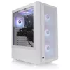 Thermaltake S200 TG rūdīta stikla ARGB Snow Edition vidējais torņa datora korpuss