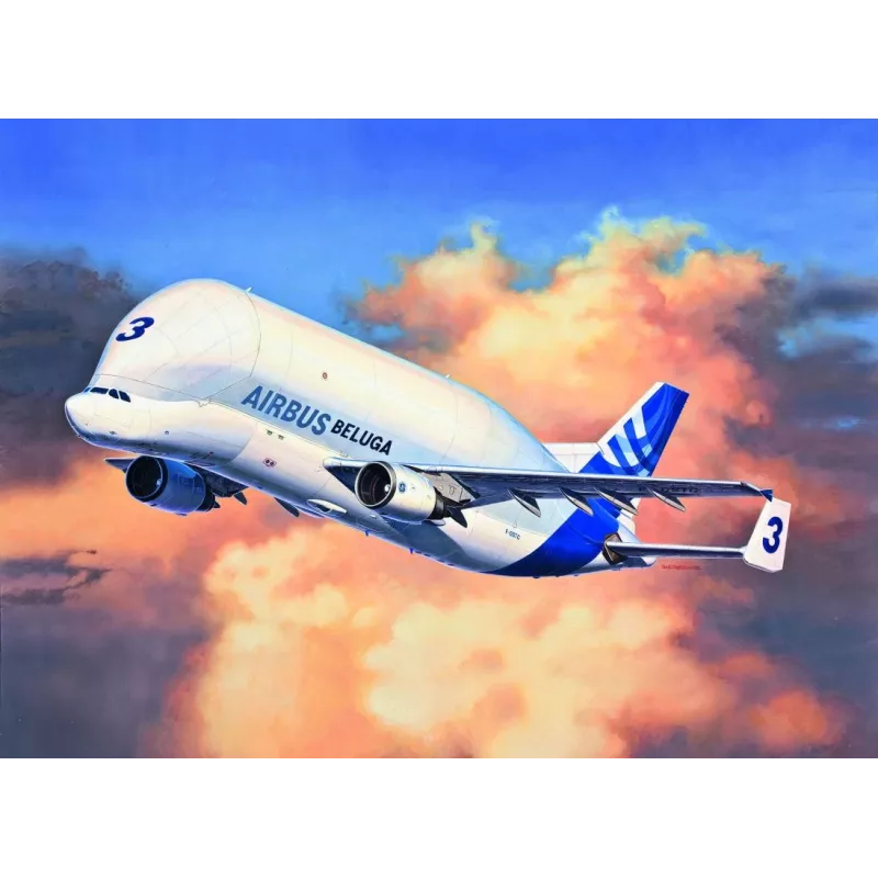 Revell 1/144 mēroga Airbus A300-600 pc(s) Beluga modeļa komplekts