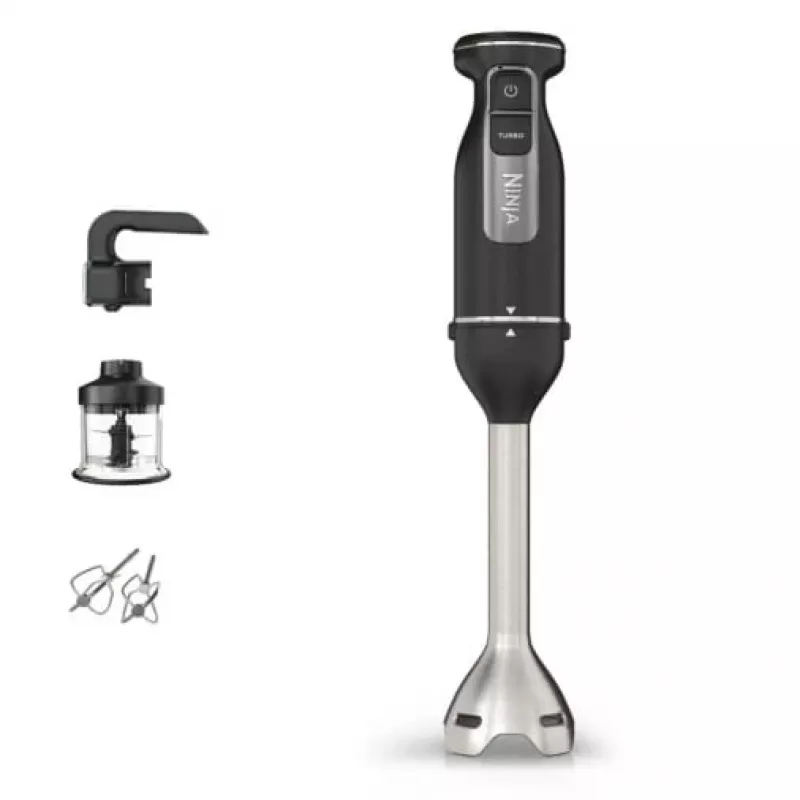 Ninja CI090UK 2-in-1 rokas blenderis mikseris melnā krāsā 850W