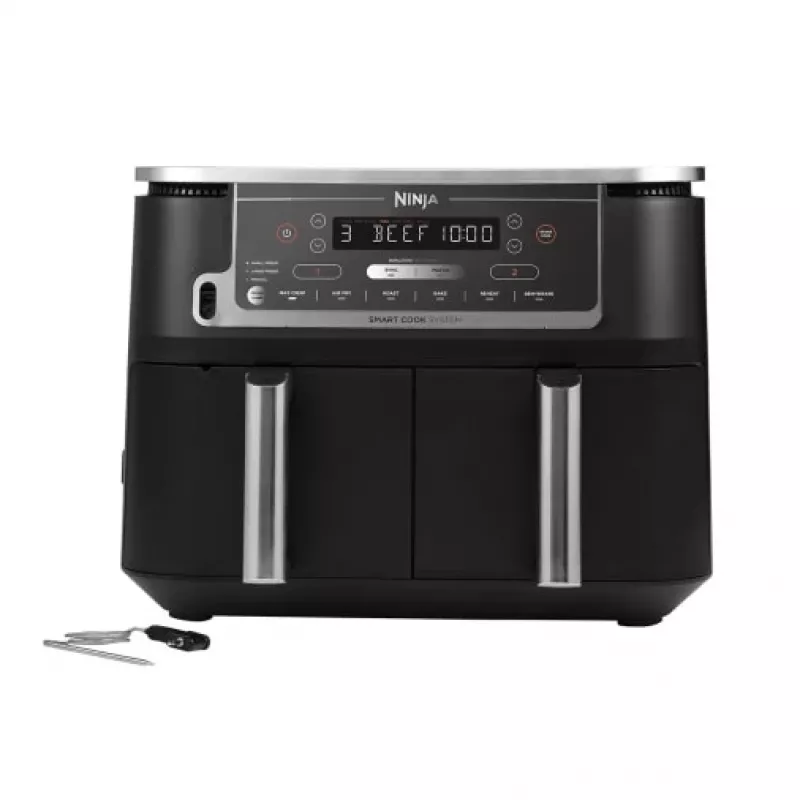 Ninja AF451EU fritieris Single 9,5 L 2470 W Karstā gaisa fritieris Melns