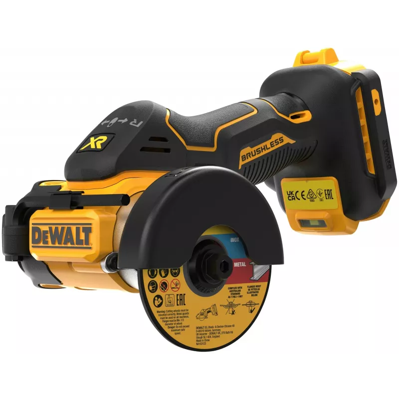 DeWALT DCS438N-XJ 18V XR bezvadu slīpmašīna, 76 mm