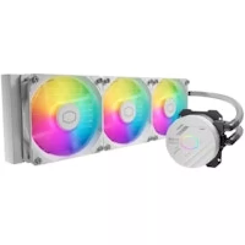 Šķidruma dzesēšanas komplekts Cooler Master MasterLiquid 360L Core ARGB White 12 cm ventilatori