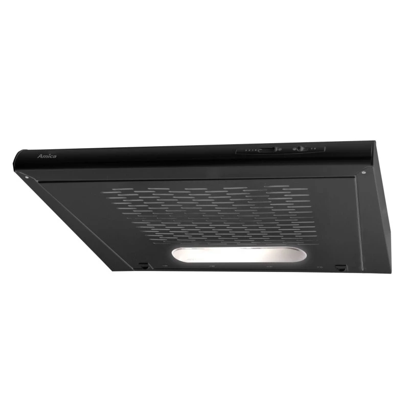 Iebūvējamā tvaika nosūcēja pārsegs AMICA OSC6212B, 600 mm, maks. izsūkšana 163 m³/h, alumīnija tauku filtrs, LED, 3 ātrumi