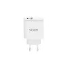 SAVIO LA-06 USB Type A & Type C Quick Charge Power Delivery 3.0 iekštelpu lādētājs