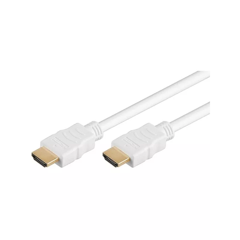 Goobay HDMI kabelis 5 m Type A vīrietis-vīrietis 18 Gbit/s balts