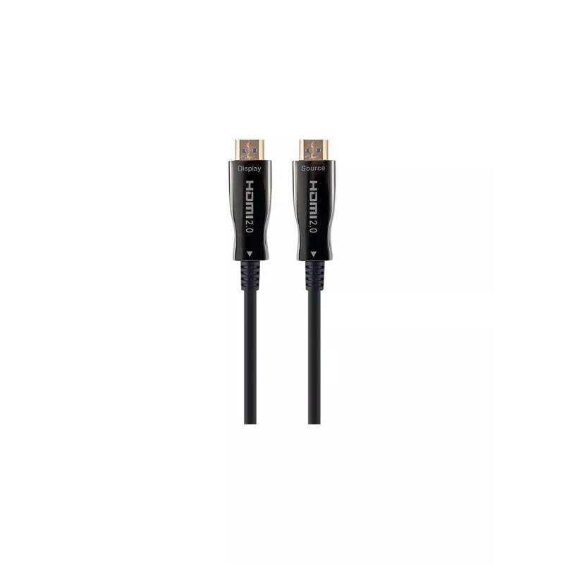 Gembird CCBP-HDMI-AOC-80M-02 HDMI kabelis HDMI Type A (Standard) Melns