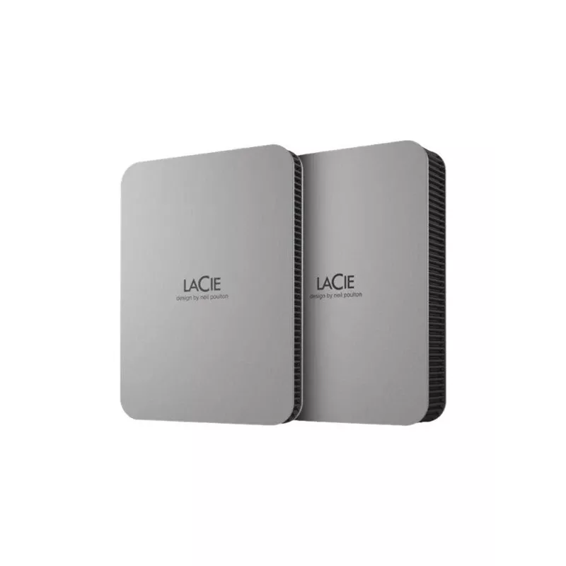 LaCie Mobile Drive Secure 5TB portatīvais ārējais cietais disks 2,5 collu Mac & PC Space Grey datu atkopšanas pakalpojums (STLR5000400)