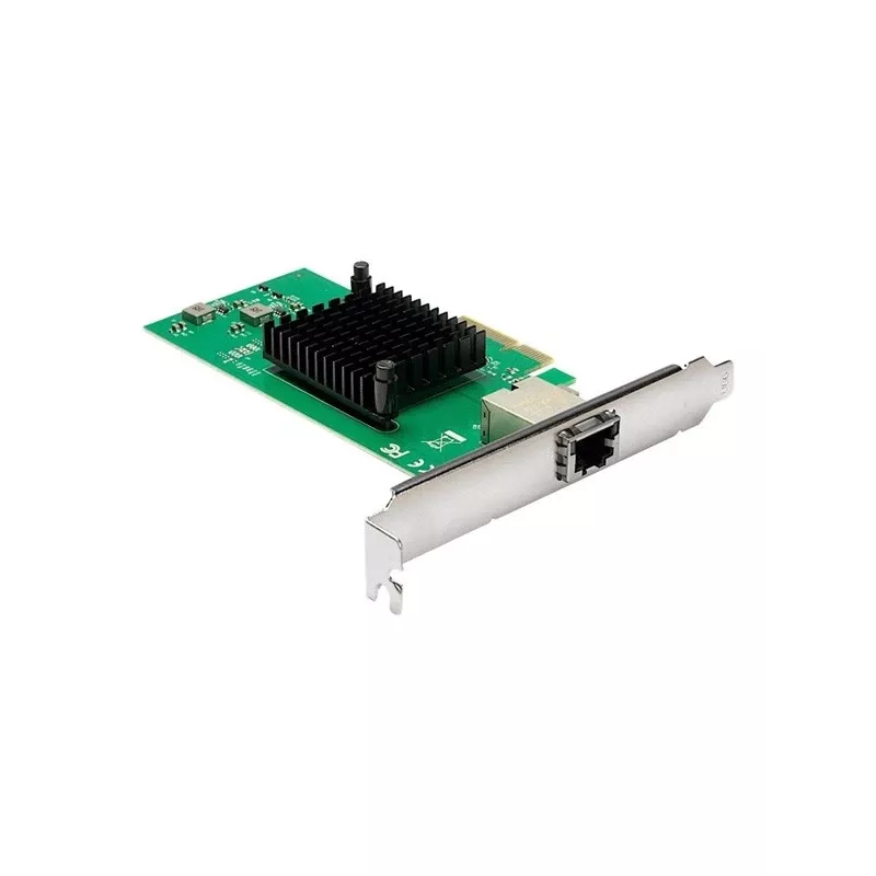 Inter-Tech ST-7267 PCIe RJ-45 10 Gbit/s saskarnes karte Zaļa Sudraba