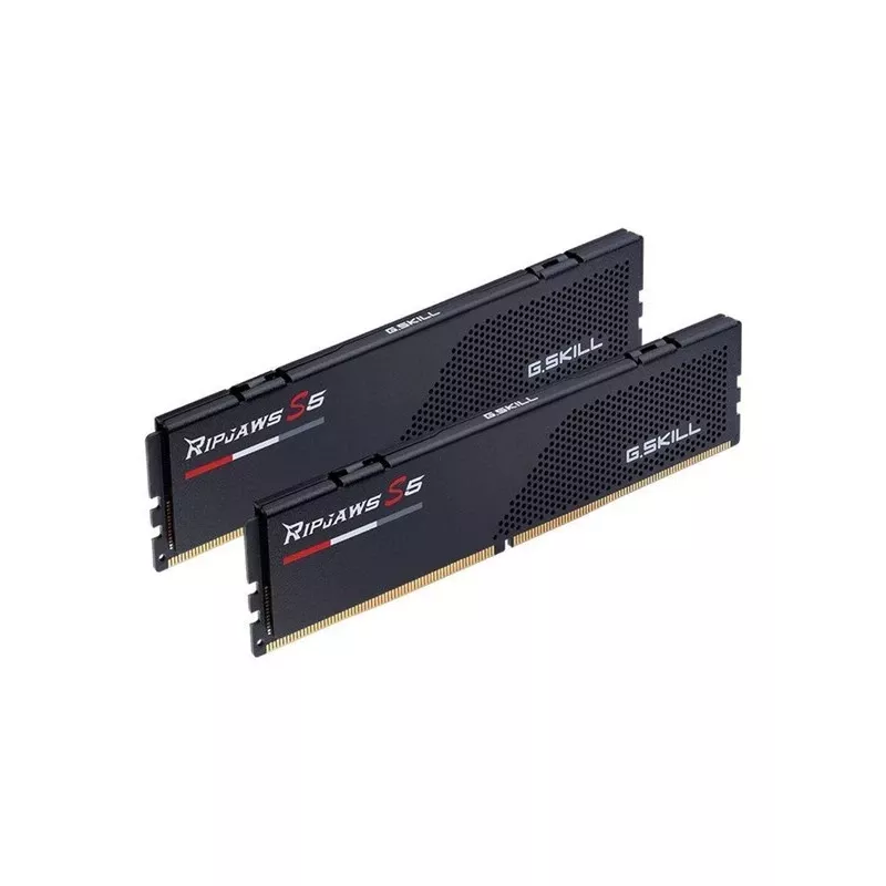 G. Skill Ripjaws S5 64 GB (2x 32 GB) DDR5 6000 MHz divkanālu komplekts galddatora atmiņai, melna