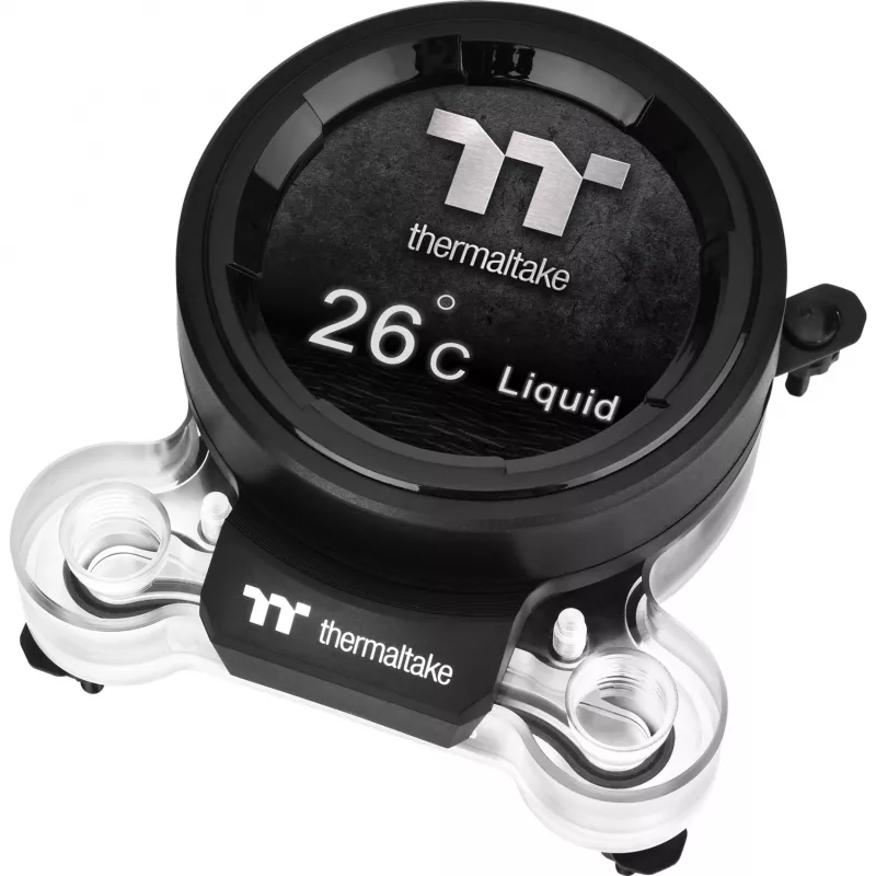 Ūdens dzesēšanas bloks Pacific MX2 Ultra CPU, varš, 2,1 collu LCD temperatūras sensors