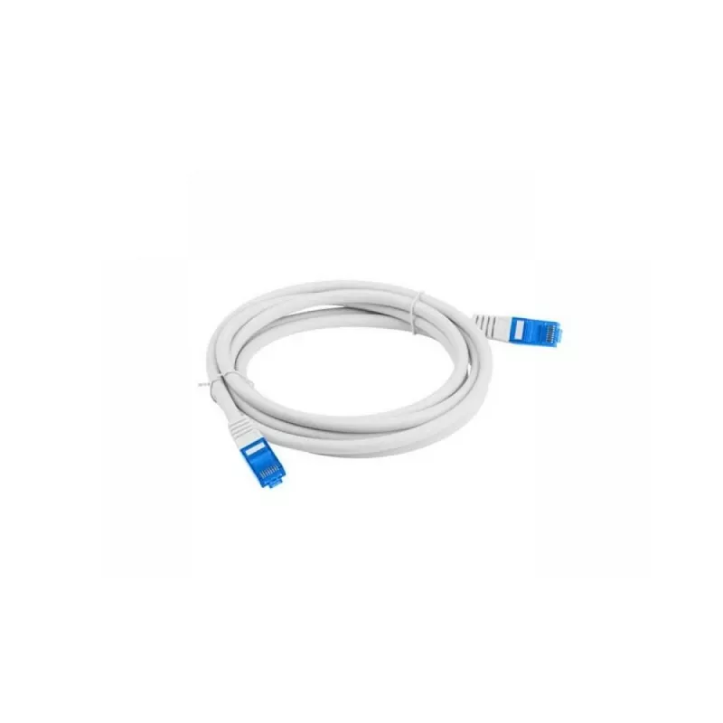 Tīkla kabelis LANBERG Cat6a S/FTP PCF6A-10CC-0100-S, 1 m, RJ-45, pelēks, LSZH, 500 MHz