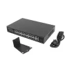 Nepārvaldāms LANBERG slēdzis RSGE-24P-2GE-2S-360 ar 24 RJ-45 Ethernet portiem