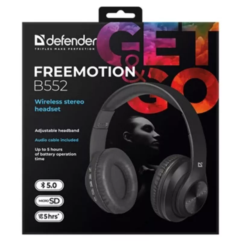 Austiņas Defender FreeMotion B552