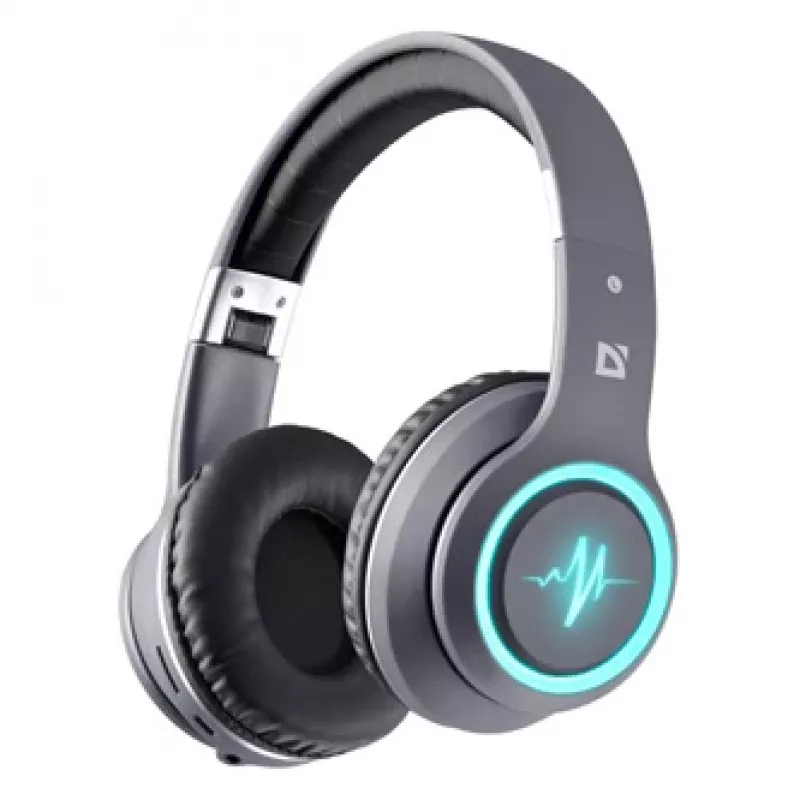 Austiņas DEFENDER FREEMOTION B571 LED bezvadu binaurālās, 4 cm draiveri, 6–8 h akumulators, slēgta akustika, 20–20000 Hz