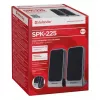 DEFENDER SPK-225 vadu skaļruņi, 2.0, 4 W RMS, USB/DC 5 V, 3,5 mm, melni
