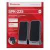 DEFENDER SPK-225 vadu skaļruņi, 2.0, 4 W RMS, USB/DC 5 V, 3,5 mm, melni