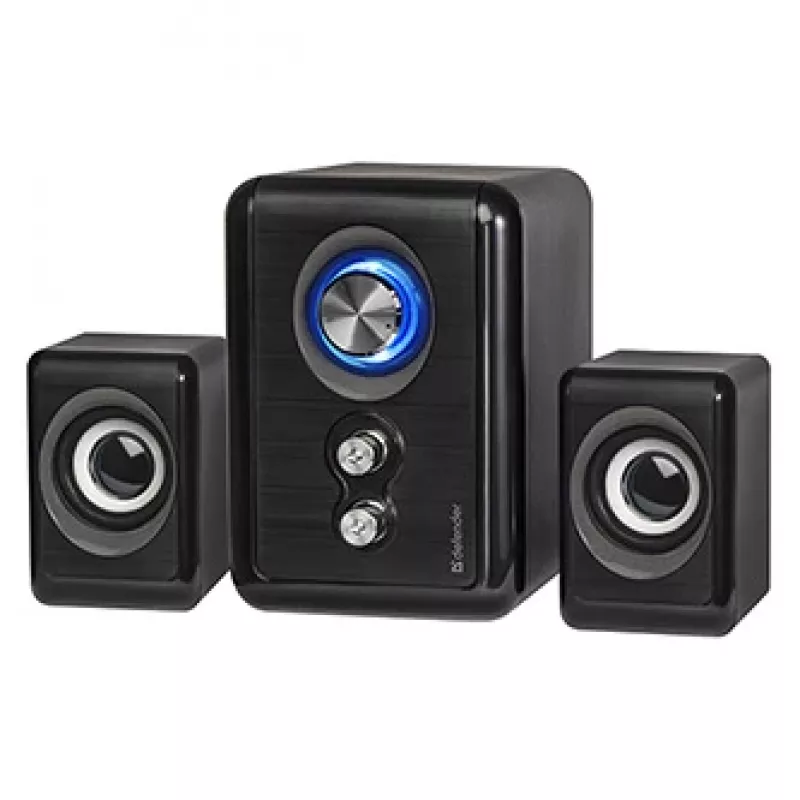DEFENDER skaļrunis V11 11 W vadu 2.1 galda satelīta skaļruņi, USB 5 V, melns