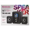 DEFENDER skaļrunis V11 11 W vadu 2.1 galda satelīta skaļruņi, USB 5 V, melns