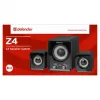 DEFENDER Z4 vadu 2.1 skaļruņi, 11 W RMS, melni, USB 5V barošana, 3,5 mm austiņu izeja
