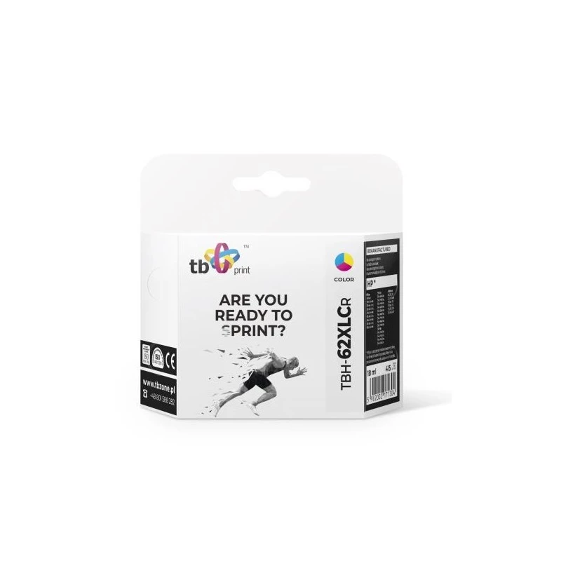 HP OfficeJet 5740 TBH-62XLCR CMY atjaunota ink
