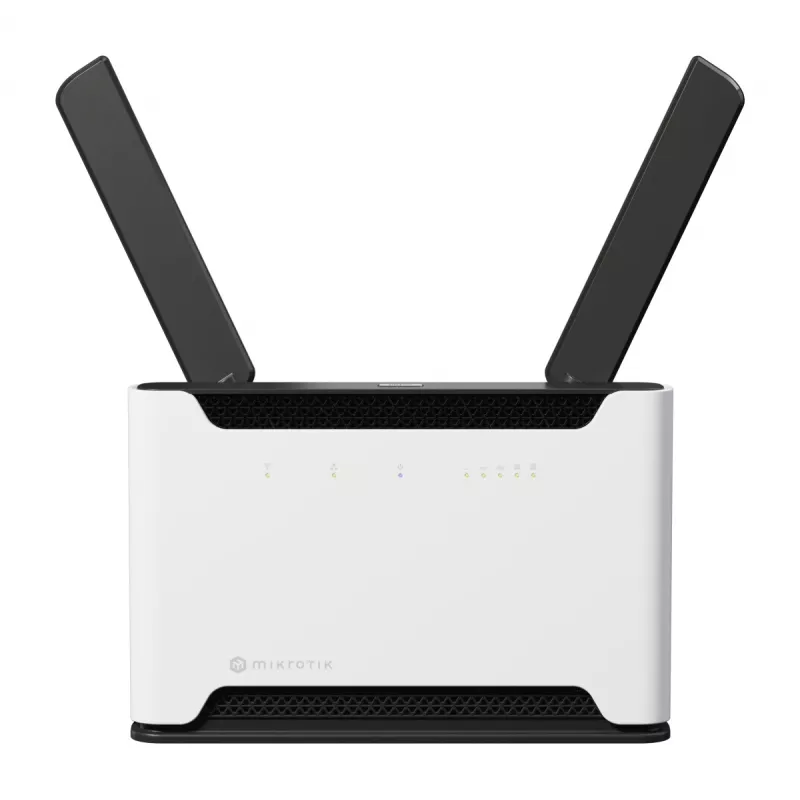 MikroTik Chateau LTE18 - Bezvadu maršrutētājs - 5 portu slēdzis - GigE, 2,5 GigE - Wi-Fi 5, Wi-Fi 6 - Divu joslu (S53UG+5HAXD2HAXD-TC&EG18-EA)