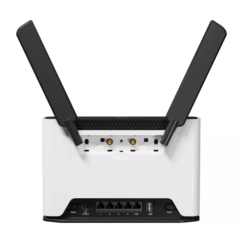 MikroTik Chateau LTE18 - Bezvadu maršrutētājs - 5 portu slēdzis - GigE, 2,5 GigE - Wi-Fi 5, Wi-Fi 6 - Divu joslu (S53UG+5HAXD2HAXD-TC&EG18-EA)