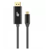 USB-C uz DisplayPort kabelis TB AKTBXVDUSBCDP2B 2 m — melns
