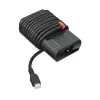 Barošanas adapteris Lenovo GX20Z46255 klēpjdatoriem, iekštelpām/ārtelpām 100–240 V, 1,8 m kabelis, USB‑C, melns