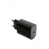 USB-C 20W sienas lādētājs Power Delivery melns