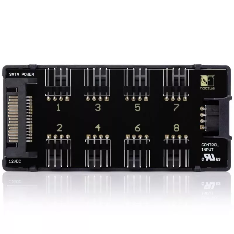 Ventilatora kontrolieris Noctua NA-FH1 4-pin melns 24W 5-12V