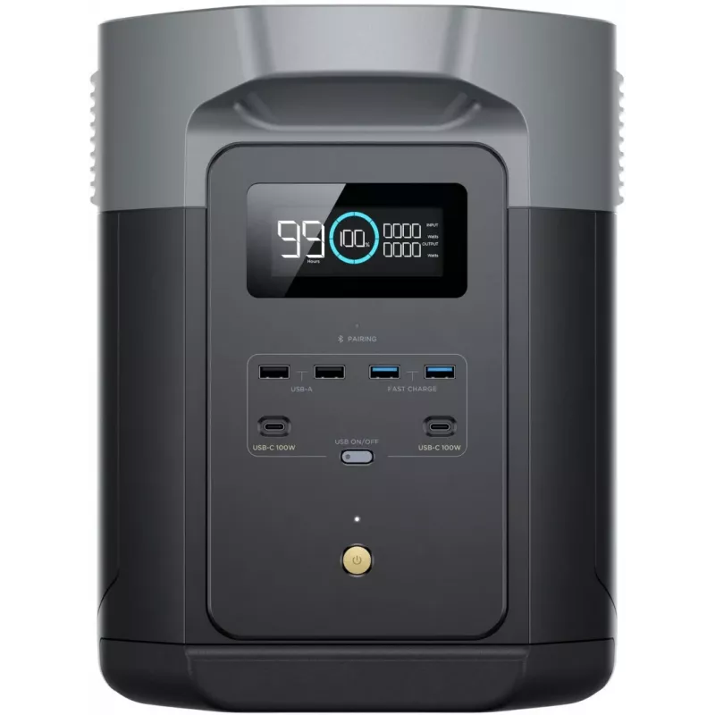 EcoFlow DELTA 2 Max pārnēsājama elektrostacija litija dzelzs fosfāta (LiFePO4) 2400 W 23 kg