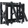 Edbak VWPOP65-P plakanā ekrāna sienas stiprinājums - plakanā ekrāna sienas stiprinājumi (60 kg, 42 collas, 65 collas, 100 x 100 mm, 400 x 200 mm, melns)