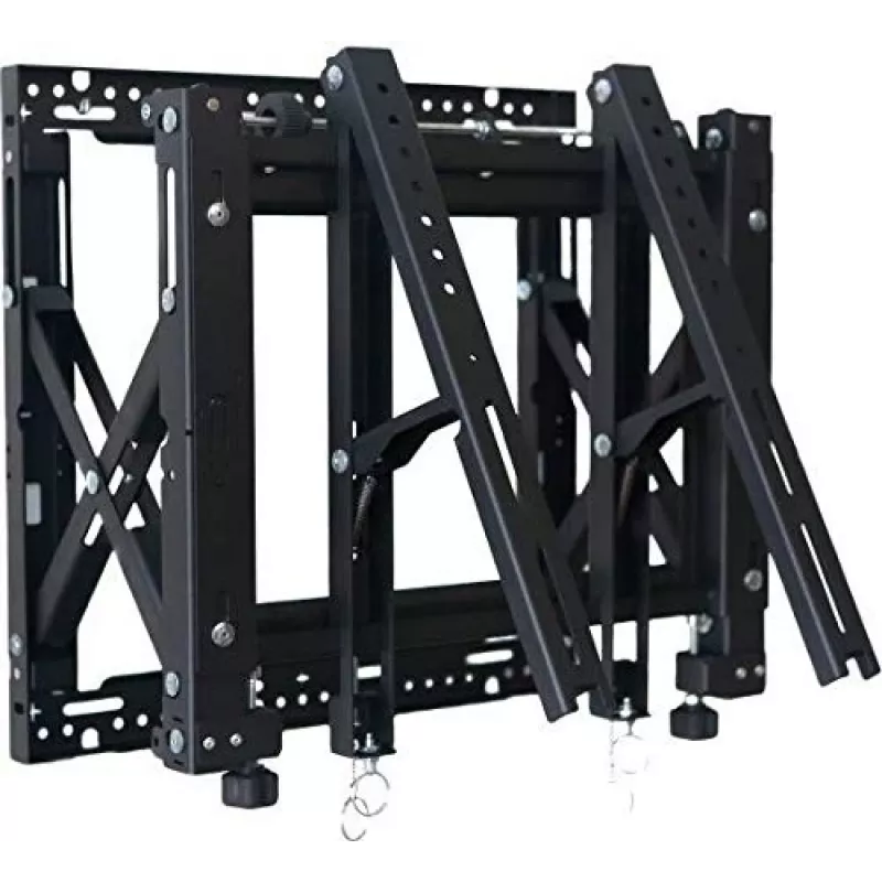 Edbak VWPOP65-P plakanā ekrāna sienas stiprinājums - plakanā ekrāna sienas stiprinājumi (60 kg, 42 collas, 65 collas, 100 x 100 mm, 400 x 200 mm, melns)