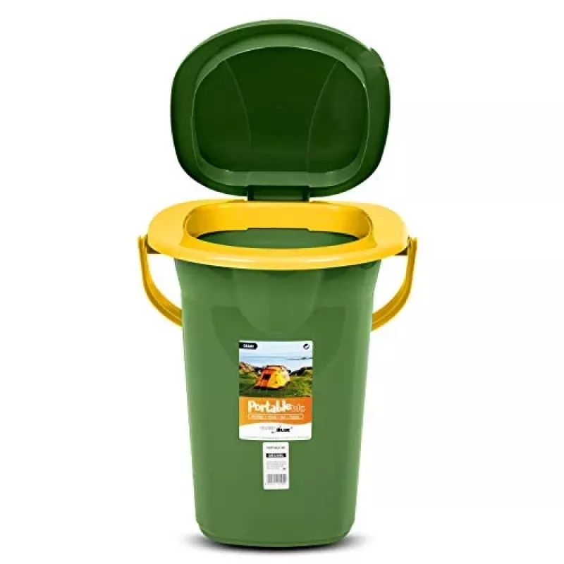 Pārnēsājams tualetes spainis GreenBlue GB320GO — viegls tūrisma kempiņg tualete