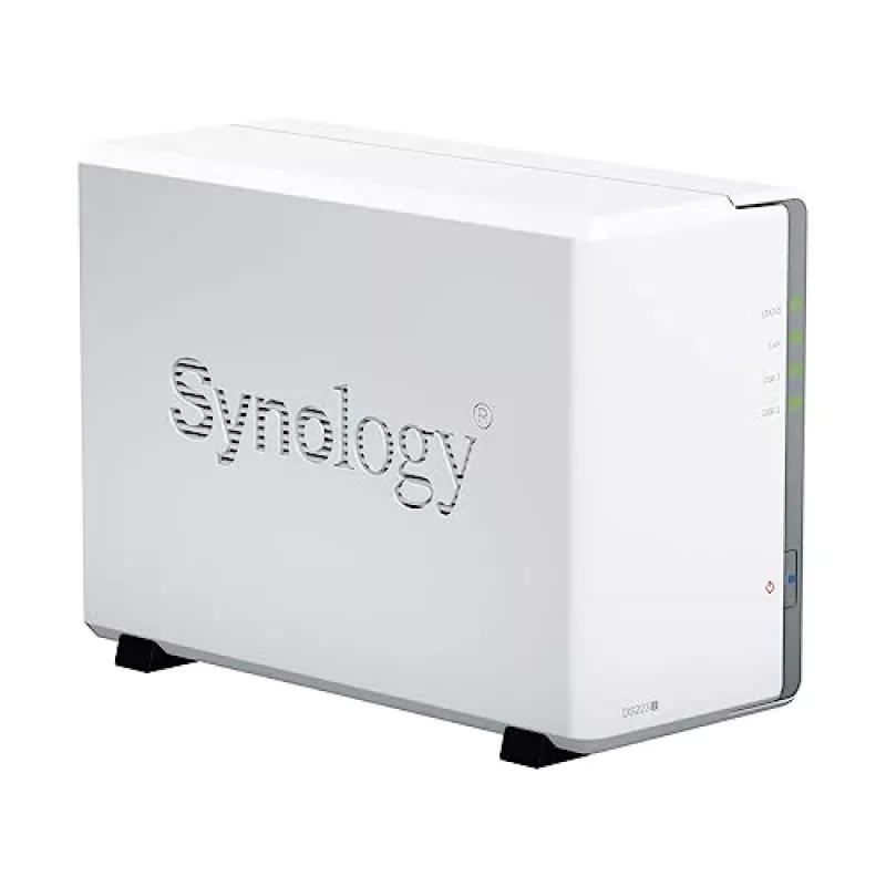 Synology DiskStation DS223J NAS/glabāšanas serveris galddatoram Realtek RTD1619B 1 GB DDR4 DiskStation Manager balts