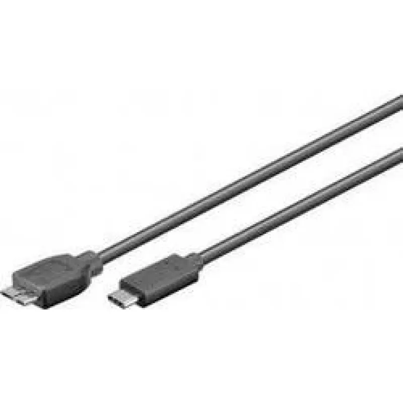Wentronic goobay - USB kabelis - Micro-USB Type B (vīrišķais) uz USB-C (vīrišķais) - USB 3.1 - 60 cm - atgriezenisks C spraudnis (67995)